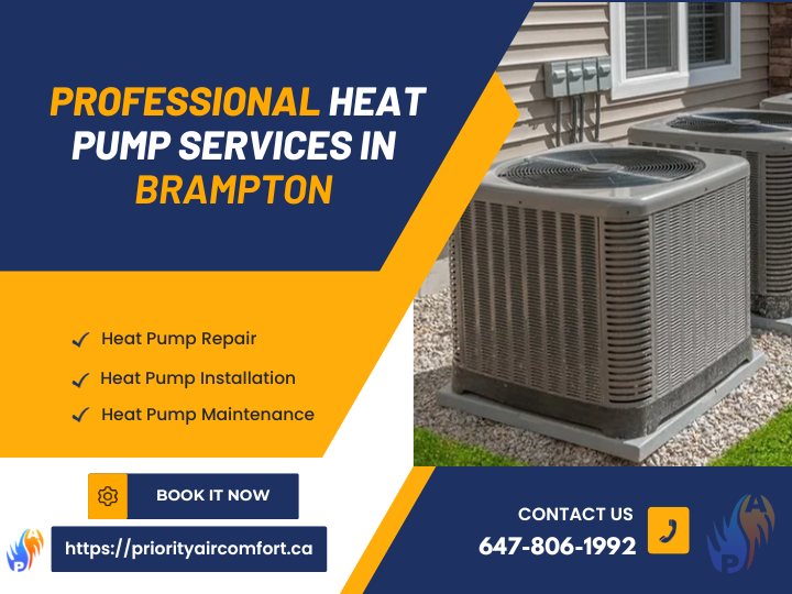 Professional Heat Pump Services in Brampton - Priority Air Comfort